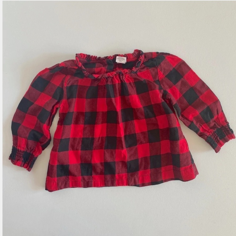 Gap Plaid Blouse
